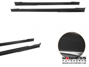 Tesla Model S Side Skirts Extensions - Carbon Fiber 